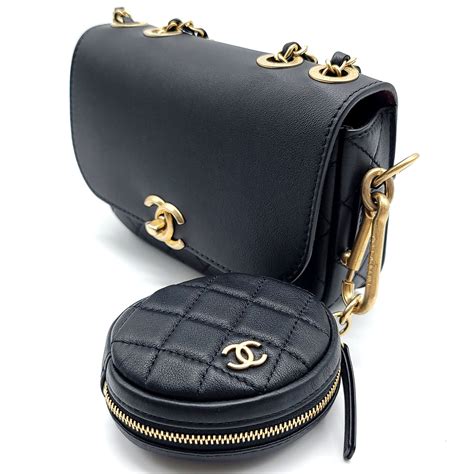 chanel flap bag with coin purse